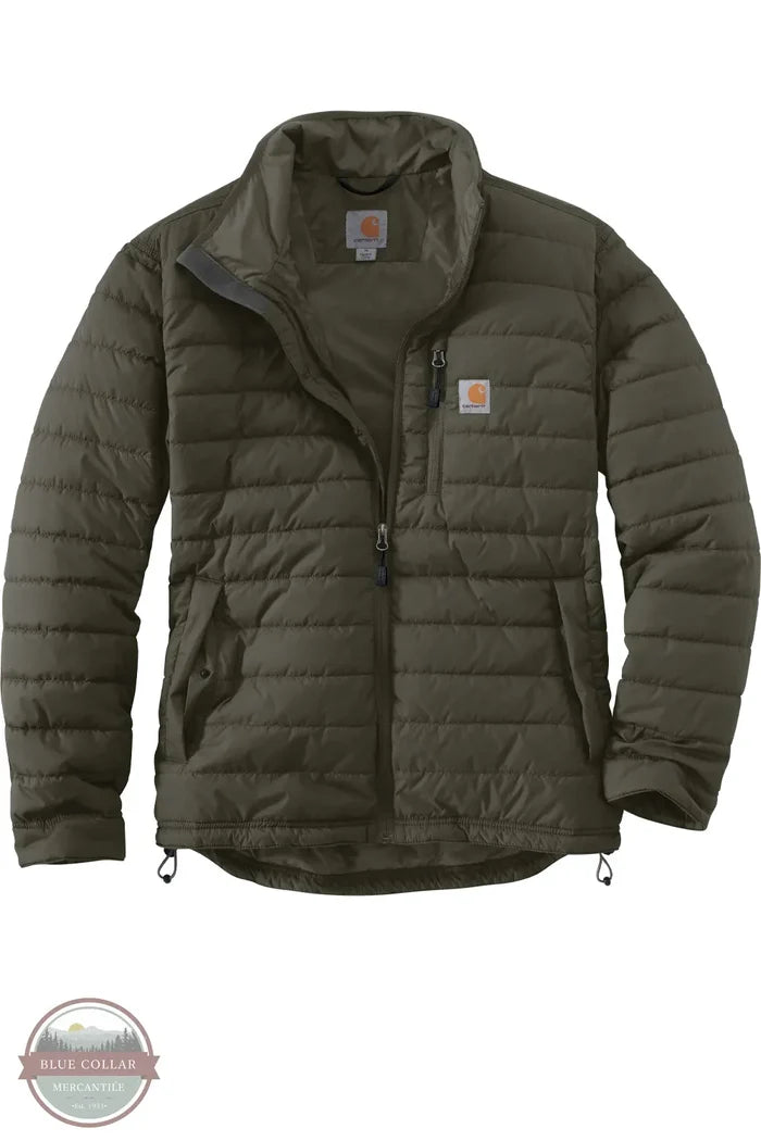 Carhartt 102208 "Gilliam" Rain Defender® Relaxed Fit Lightweight Insulated Jacket in Moss, Jacket only shown