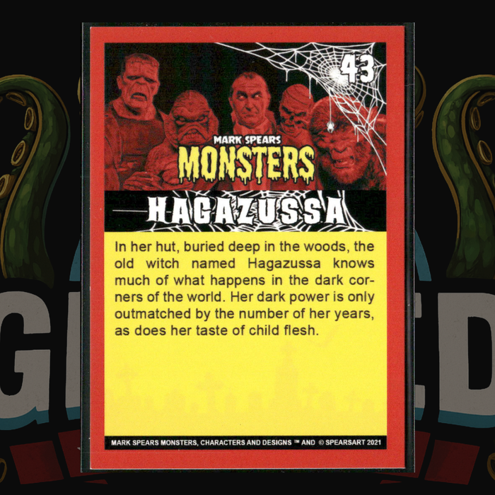 2021 Mark Spears Monsters Series 1 Card 43 Hagazussa (Full Art)