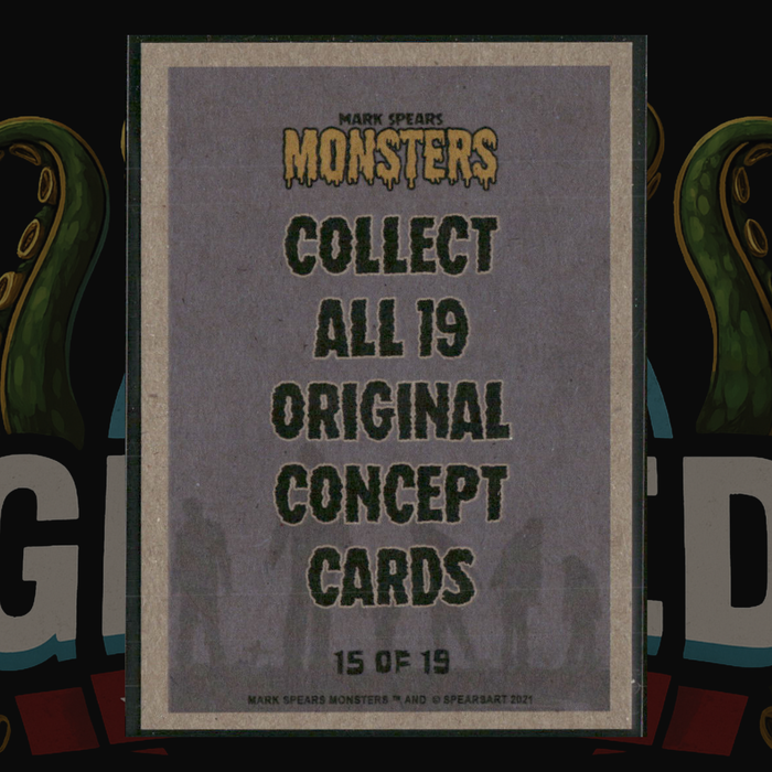 2021 Mark Spears Monsters Series 1 Concept Card 15 Ghost