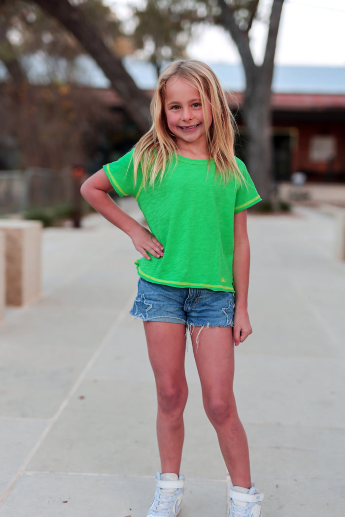 All For Fun YOUTH Raglan Tee - (Kiwi)