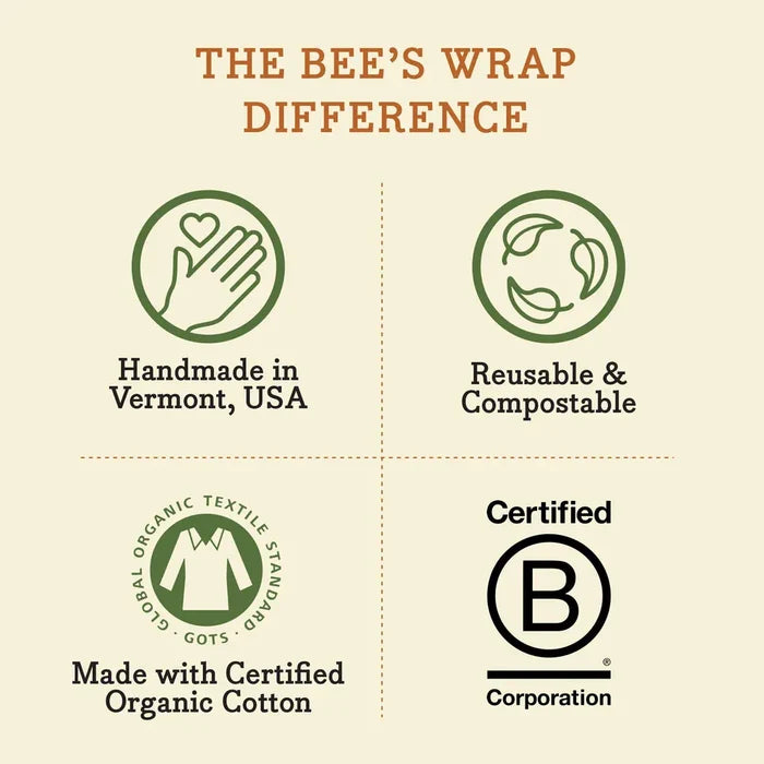Beeswrap Bee's Wrap Reusable Artisan Bread Bag
