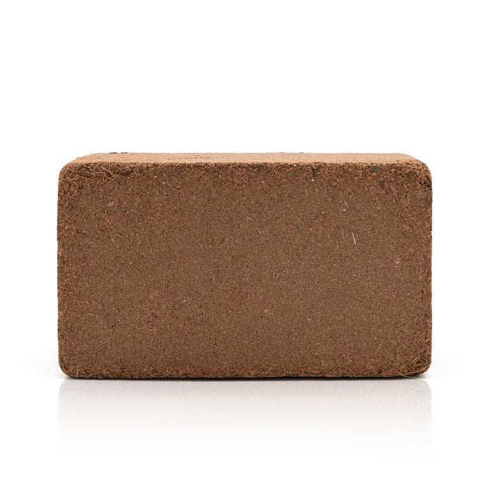 Organic peat free coir block.