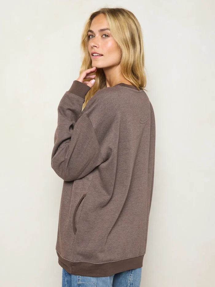 Comfy Pocket Sweatshirt - Happy Cabin-view 4