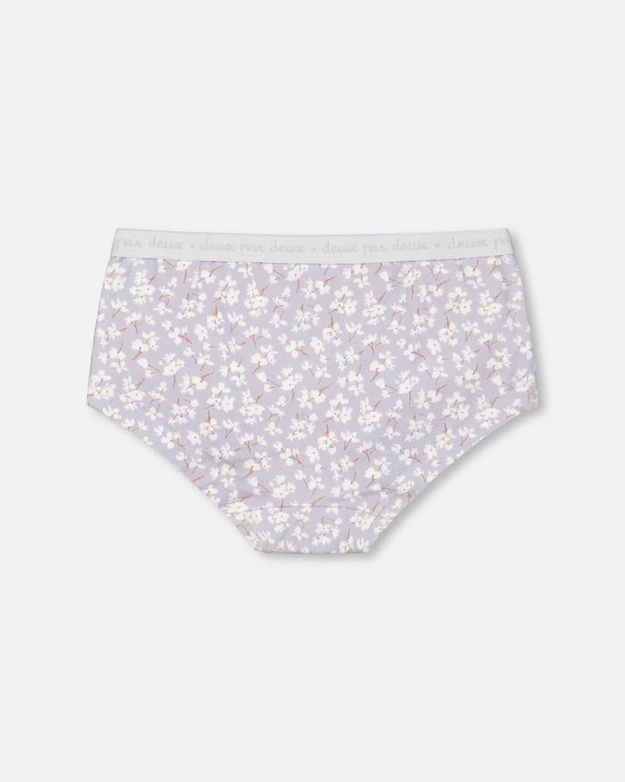 Deux Par Deux Boyshort Pantie - Little Flowers