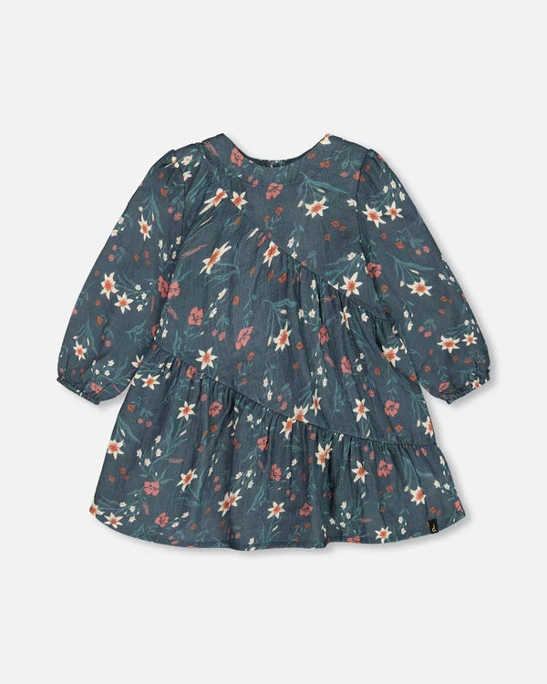 Deux Par Deux Muslin Dress - Edelweiss