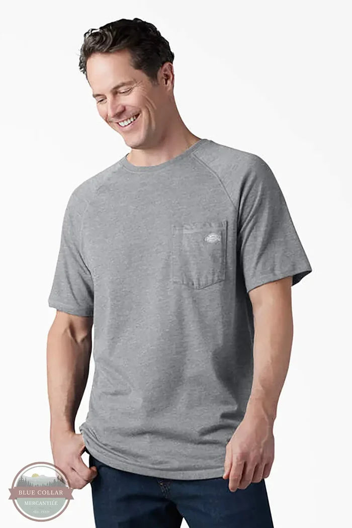 Dickies DSS600 S/S Performance T-Shirt in heather gray