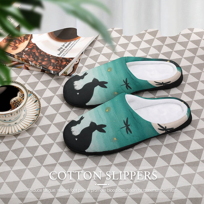 Easter Womens Cotton Slippers
