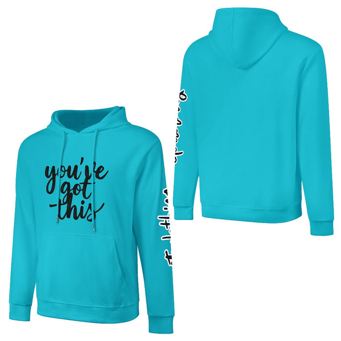 ETC Blue You've got this Cotton Hoodie