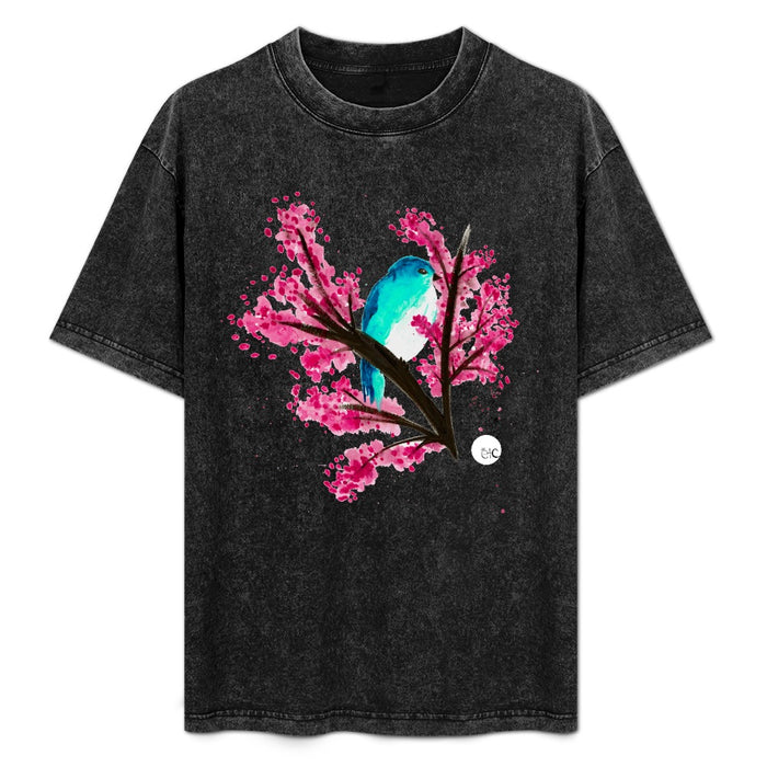 ETC Cherry Bird Vintage Wash Tee