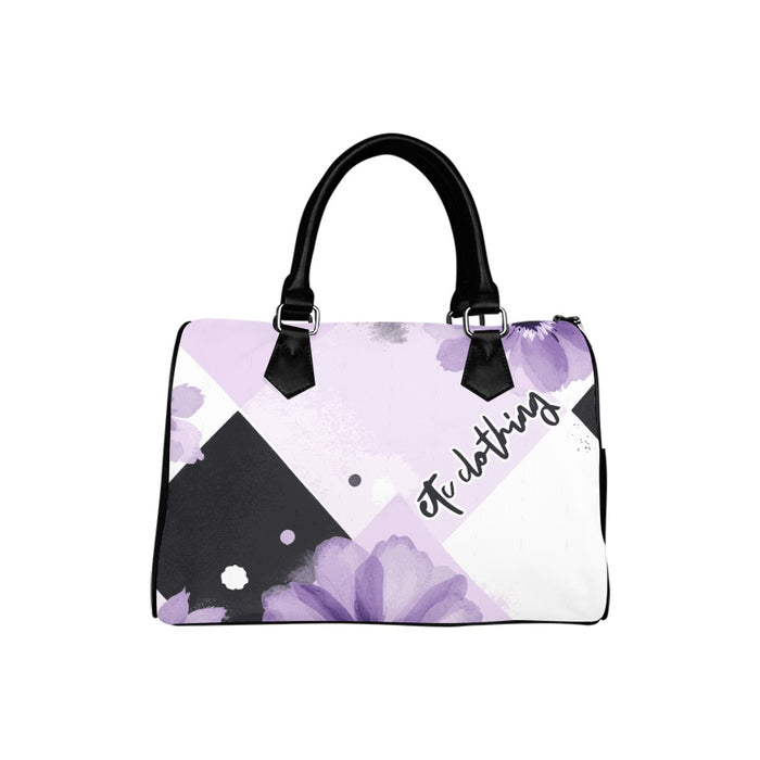 ETC Floral Bloom Barrel Handbag