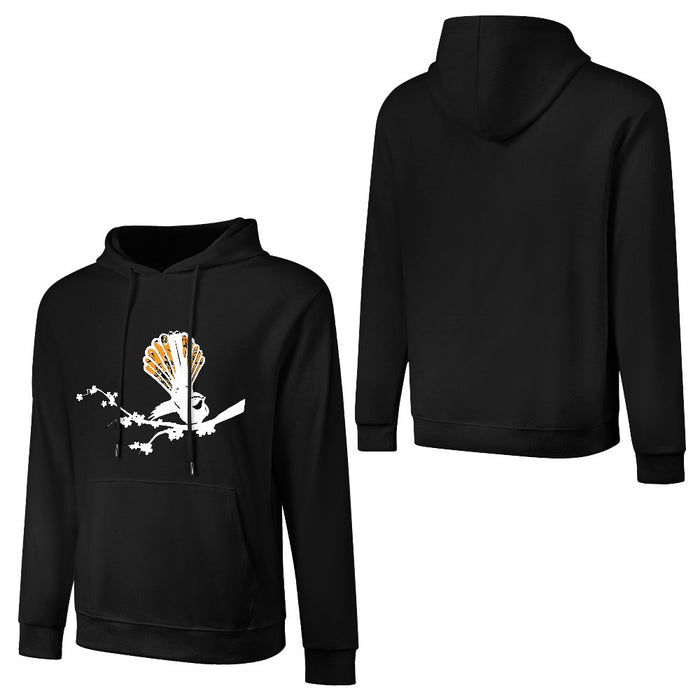 ETC Mustard Floral Fantail Cotton Hoodie