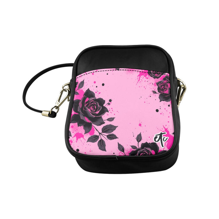 ETC Pink Floral Sling Bag
