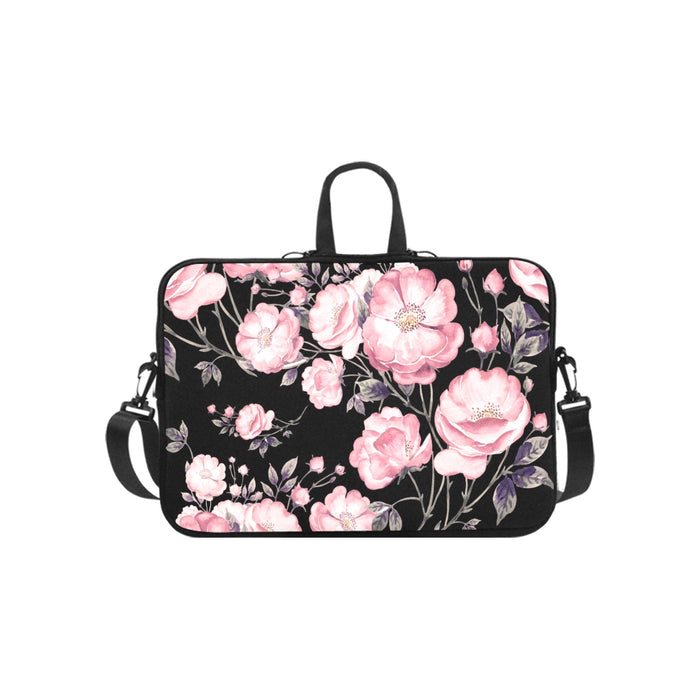 ETC Pink Peonies Laptop Bag
