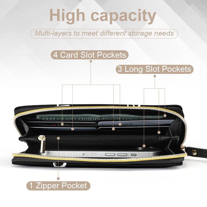 ETC PU Leather Print Wallet