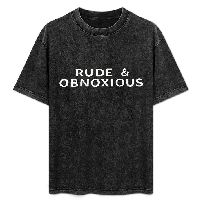 ETC Rude & Obnoxious Vintage Acid Wash Tee