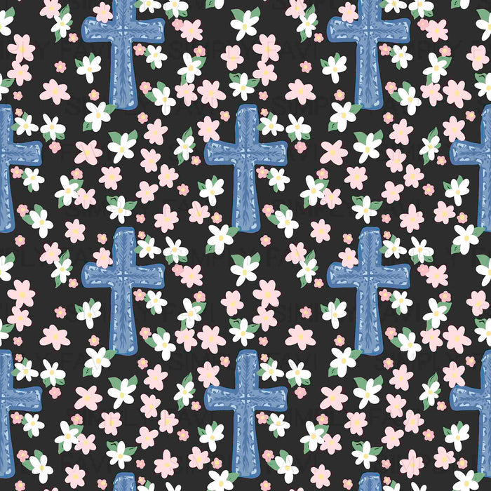 Floral Cross