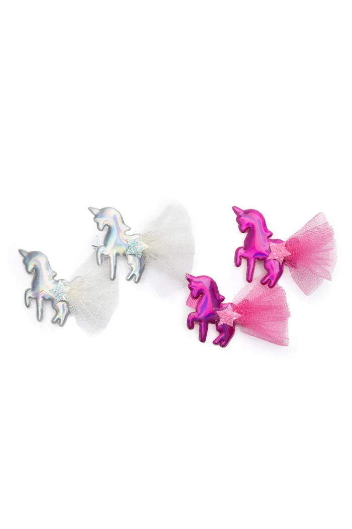 Great Pretenders Iridescent Unicorn Hairclips