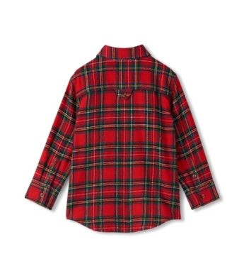 Hatley Button Down Shirt - Red Plaid