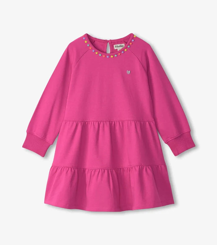 Hatley Gathered Tiered Dress - Flowers