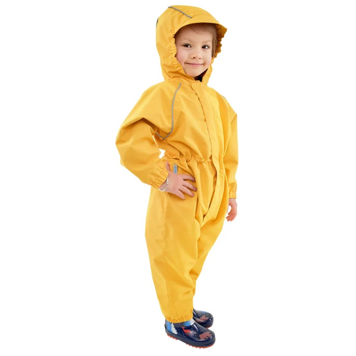 Jan & Jul Cozy-Dry Rain Play Suit - Yellow