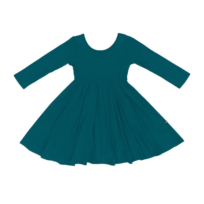 Kyte Baby Long Sleeve Twirl Dress - Loch