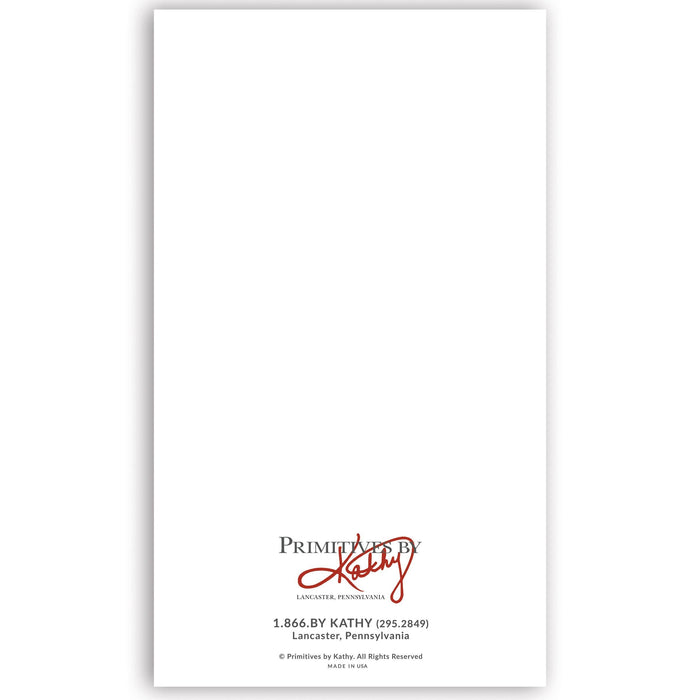 Large Notepad-Floral Gingham