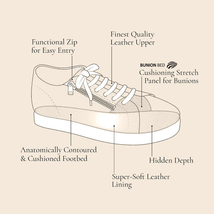 MEN'S Stride: Khaki Leather Shoes Sole Bliss