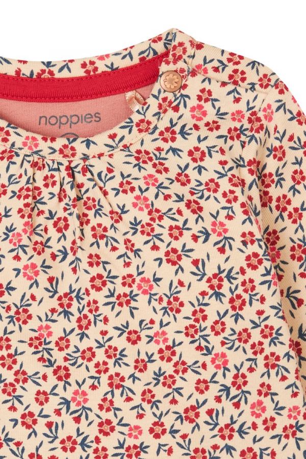 Noppies Long Sleeve Tee Fisme Allove Print - Appleblossom