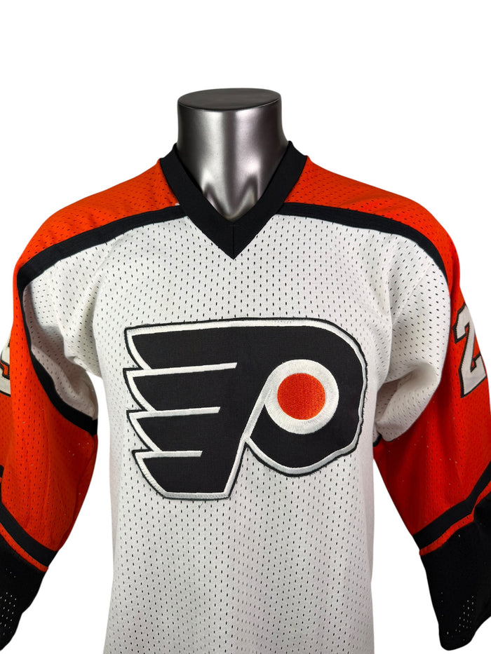 PETER ZEZEL PHILADELPHIA FLYERS VINTAGE 1980'S AUTHENTIC CCM JERSEY ADULT MEDIUM