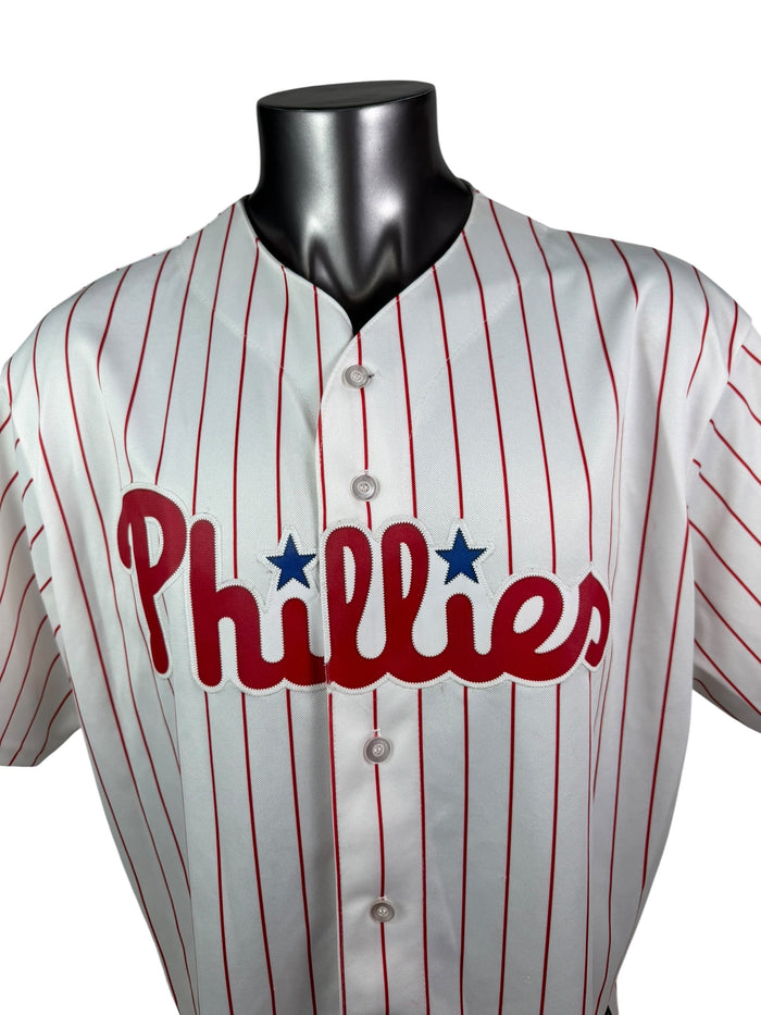 ROY HALLADAY PHILADELPHIA PHILLIES VINTAGE 2000'S MAJESTIC JERSEY ADULT XL