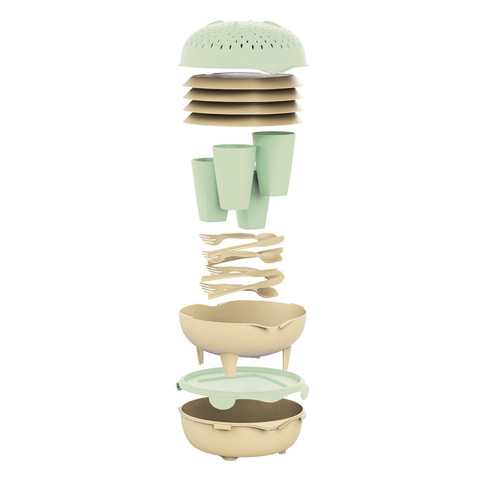 Complete Skaza Eco-Friendly Picnic Set.