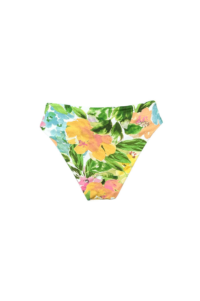 Floral high-waisted bikini bottom – Solstice