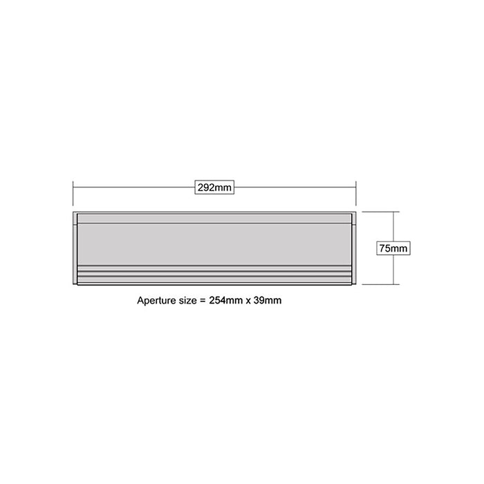 Stormguard letterbox cover measurements