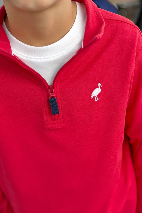 TBBC Prepletic Hayword Half Zip Richmond Red