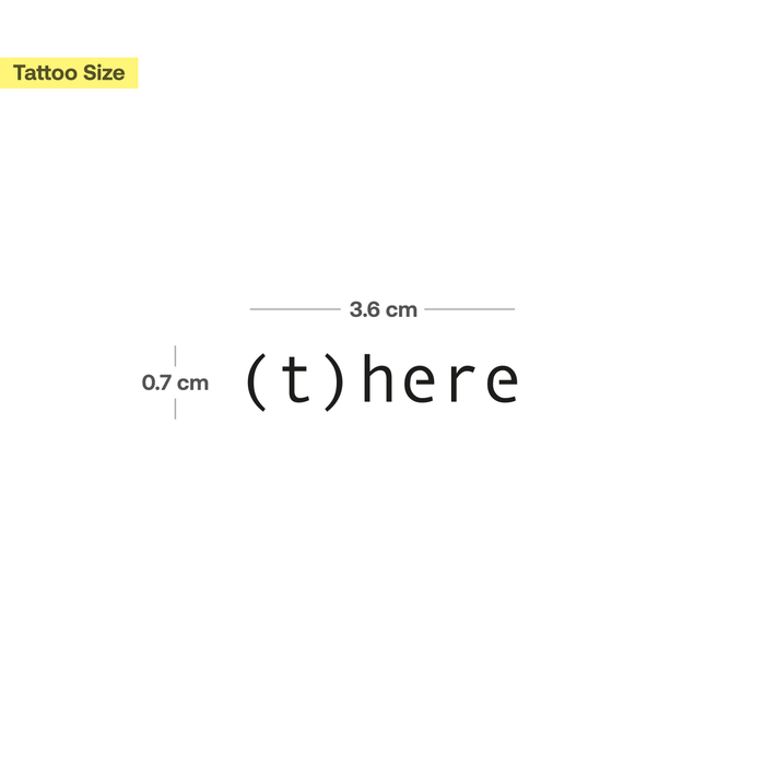 (t)here Tattoo