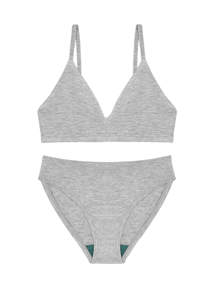 Triangle Bra & Bikini Set