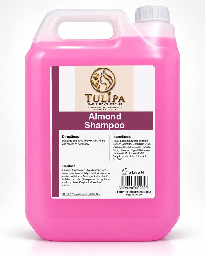 Tulipa Almond Shampoo 5 Litre professional salon hair shampoo
