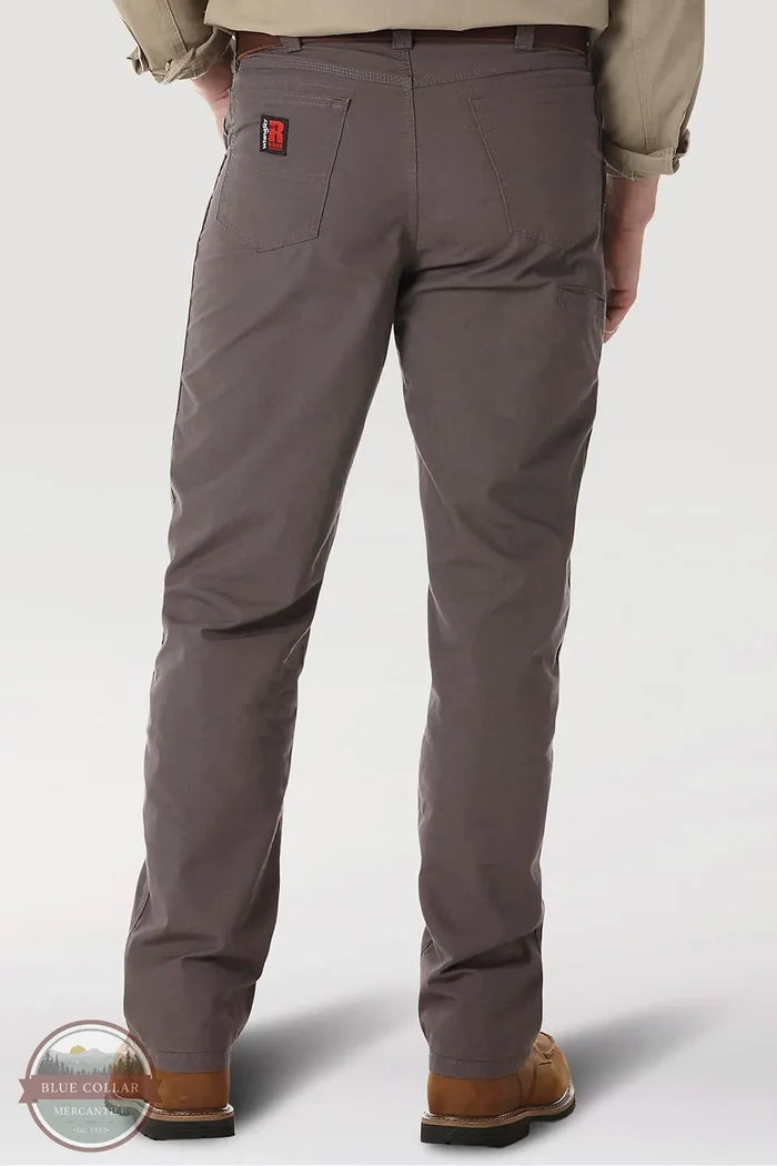 Wrangler 3W045CH Riggs Workwear Technician Pants in Charcoal rear view
