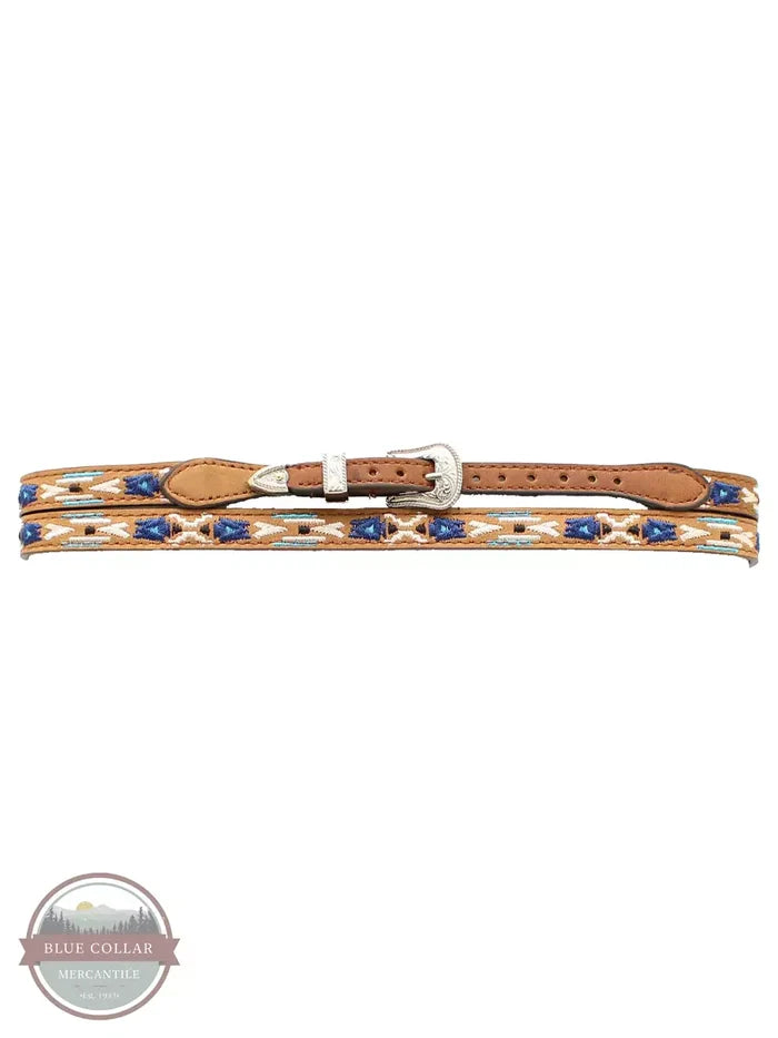 M & F 0238244 3/8 Embroidered Hatband Front View