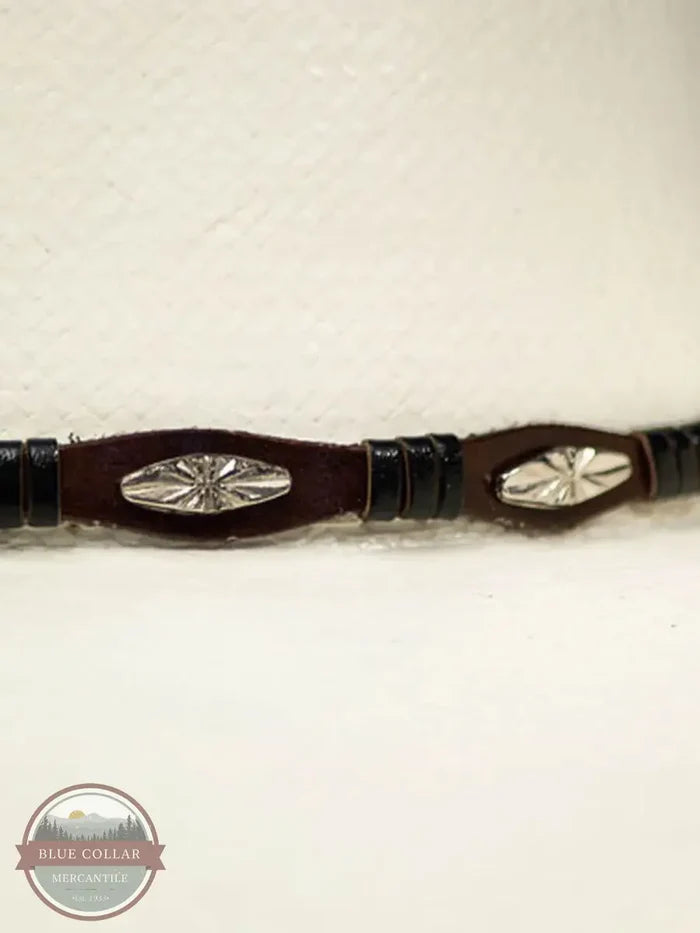 Bullhide 0272 Alamo 50X Straw Western Hat band detail