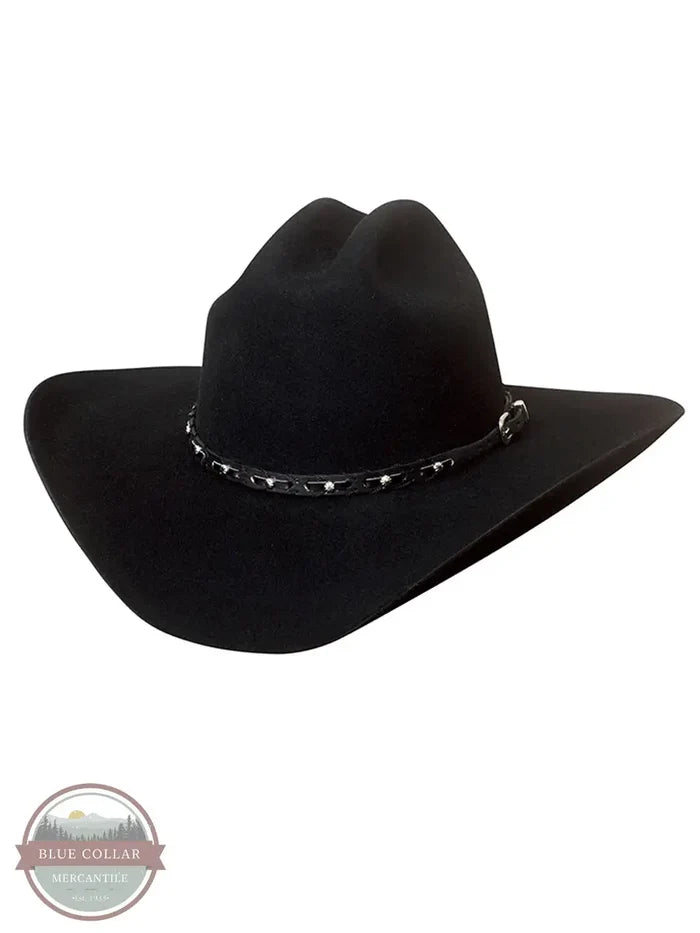 Bullhide 0397BL Pistol Pete 6X Felt Western Hat, Black main view