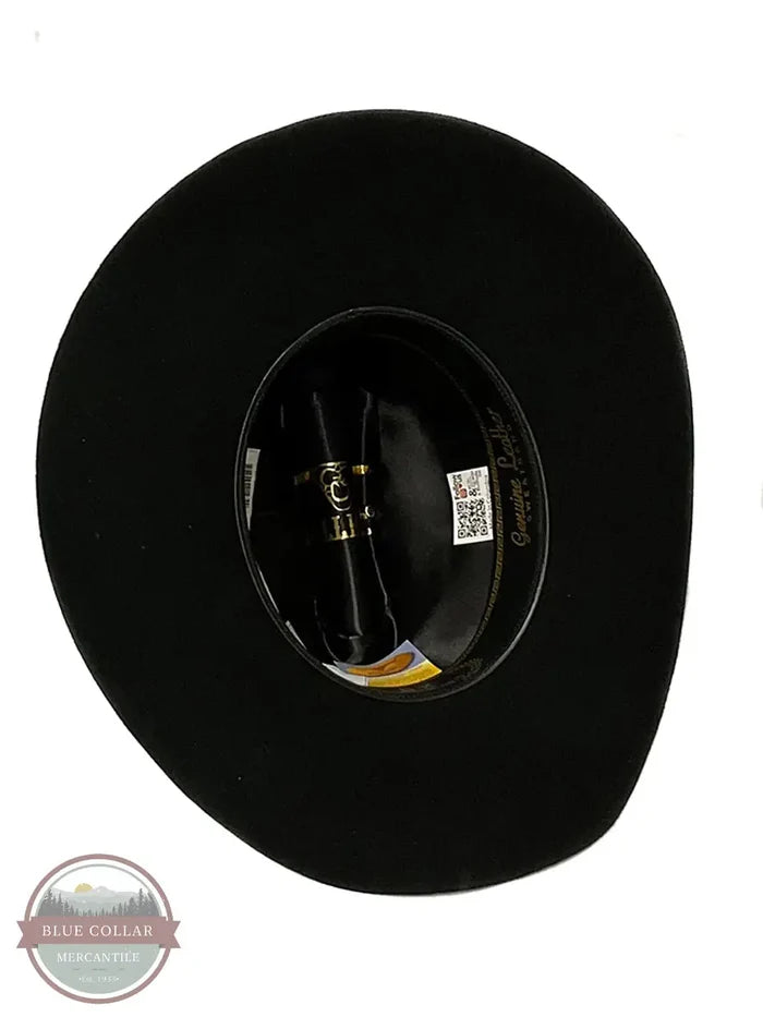 Bullhide 0397BL Pistol Pete 6X Felt Western Hat, Black inside hat