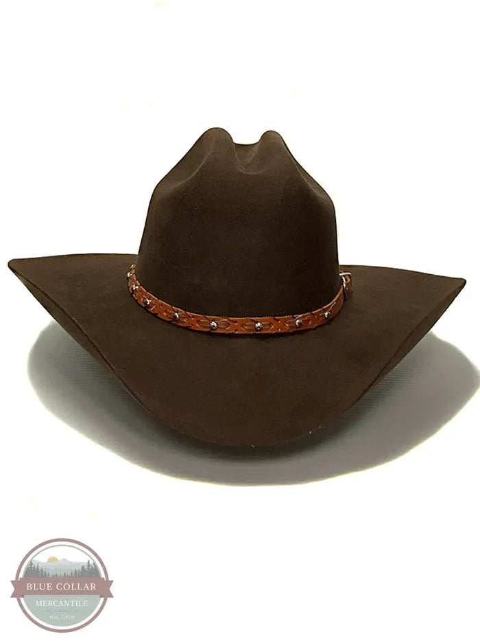 Bullhide 0397CH Pistol Pete 6X Felt Western Hat, Brown front view