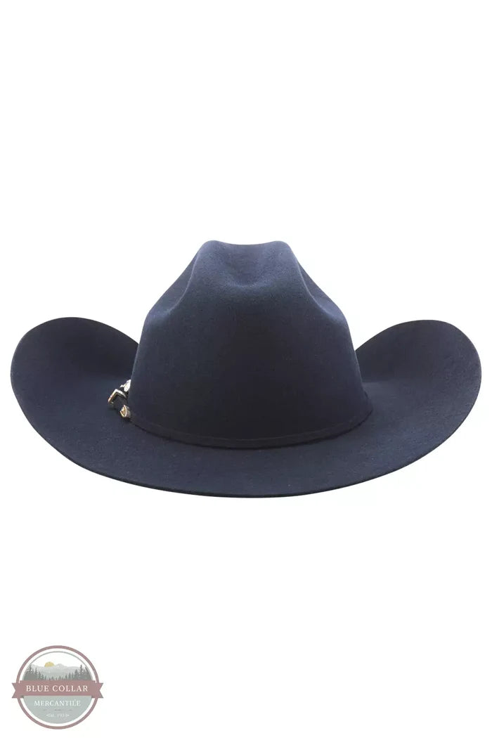 Bullhide Hats 0550NV Navy Kingman 4X Wool Hat Back View
