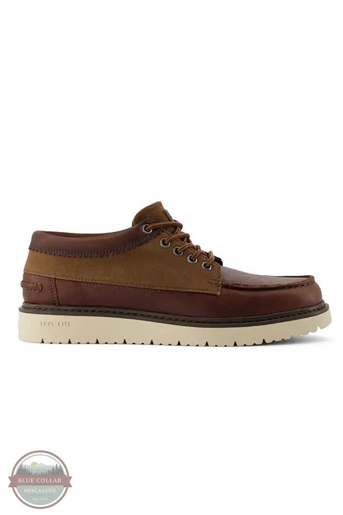 Toms Americas 10021387 Trvl Lite Forrest Leather Low Profile Chukka in Brown, side
