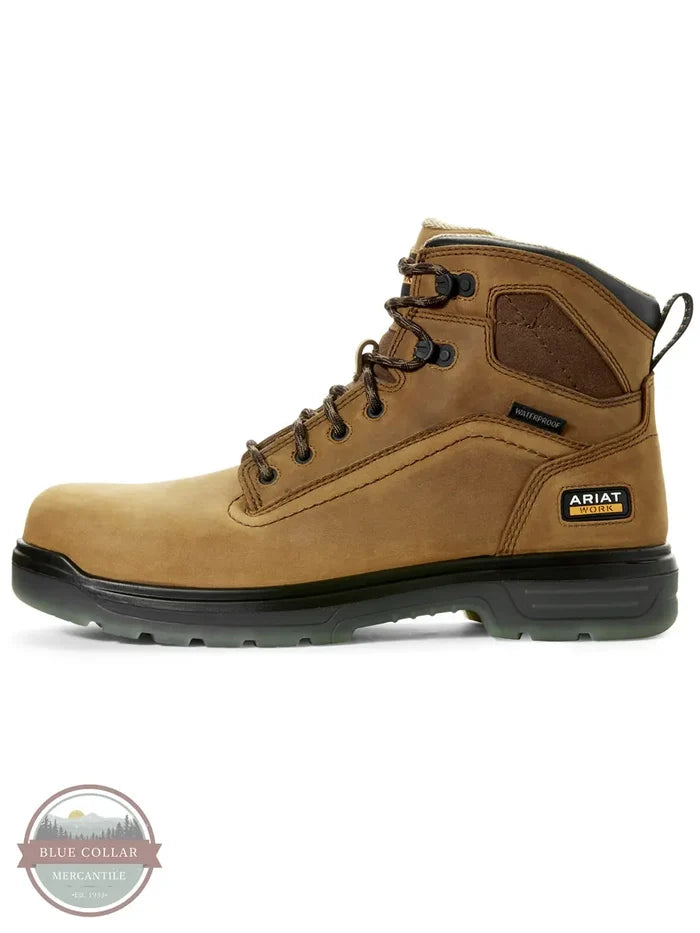 Ariat 10027335 Turbo 6 Inch Waterproof Carbon Toe Work Boots side view
