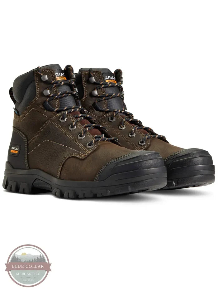 Ariat 10040266 Treadfast 6 inch Waterproof Work Boot pair