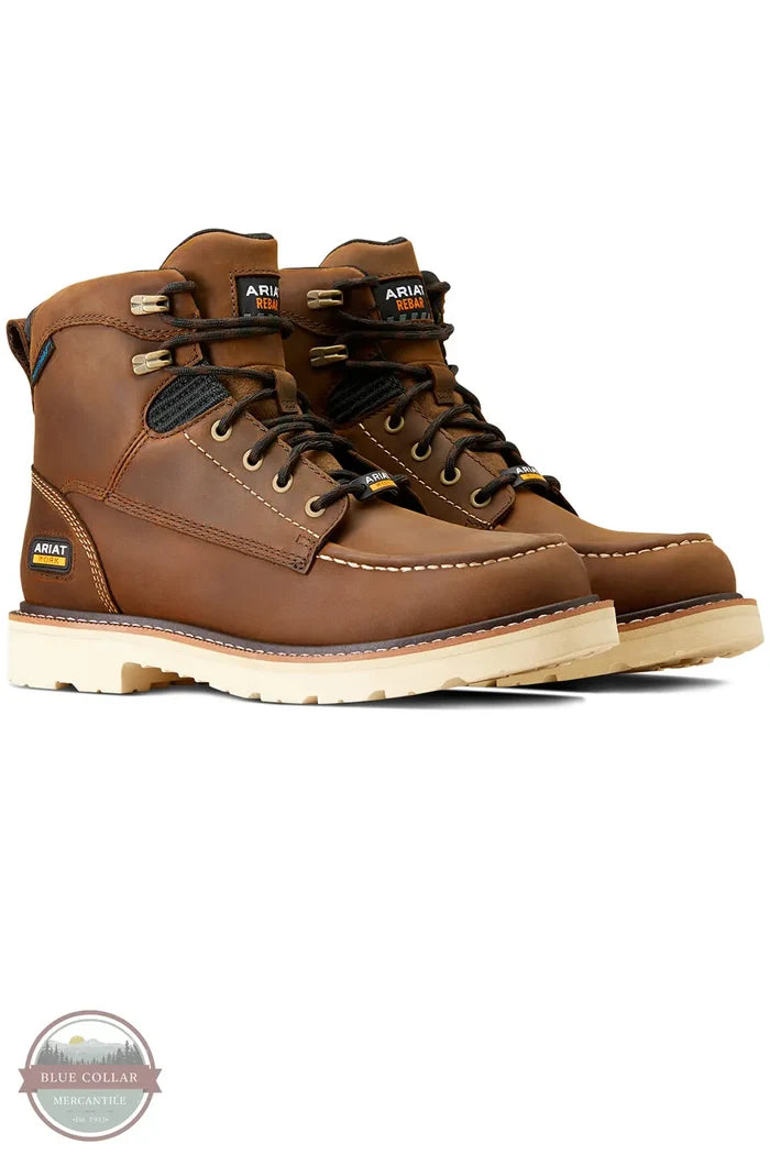 Ariat Rebar "Lift" 6" Waterproof Work Boot | 10046877 pair shown together