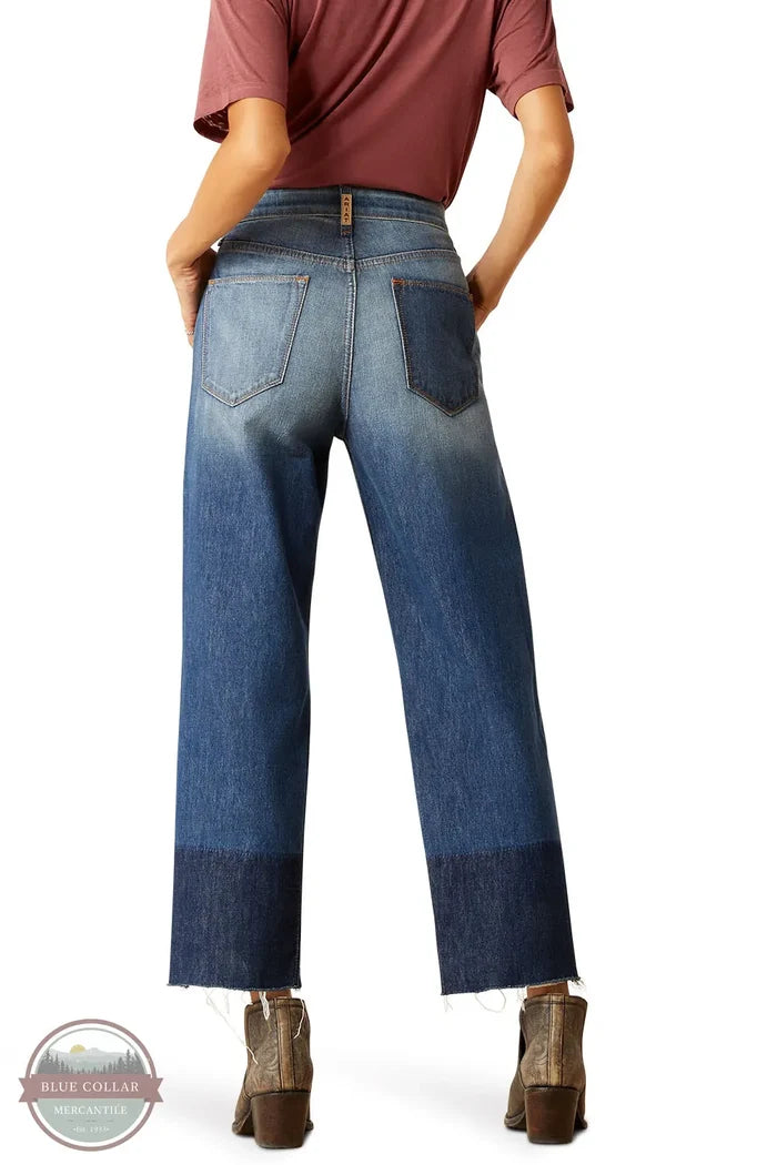 Ariat 10051615 Women's Ultra High Rise Jazmine Straight model rear view