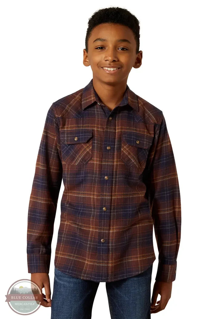 Ariat 10062467 Harleigh Retro Plaid Long Sleeve Shirt, front